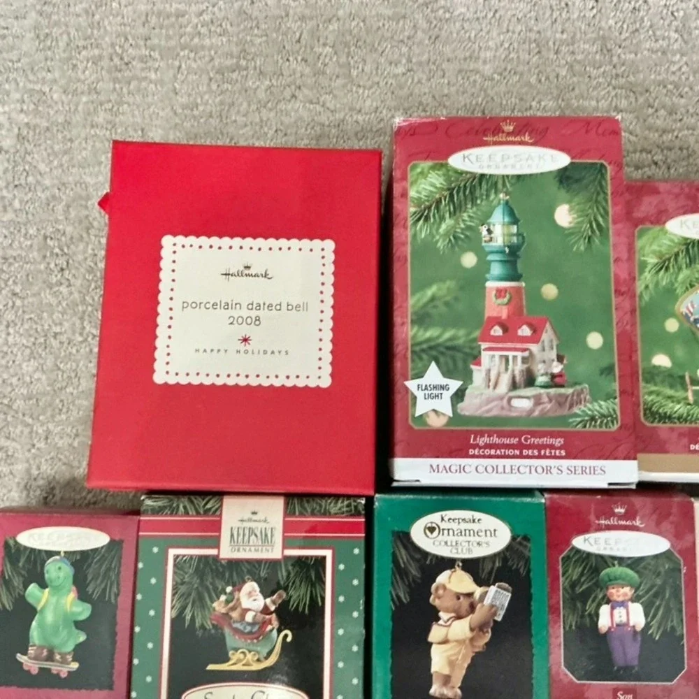 Hallmark Keepsake Christmas Ornament Mixed LOT of 25 Pieces Santa Elves Maxine